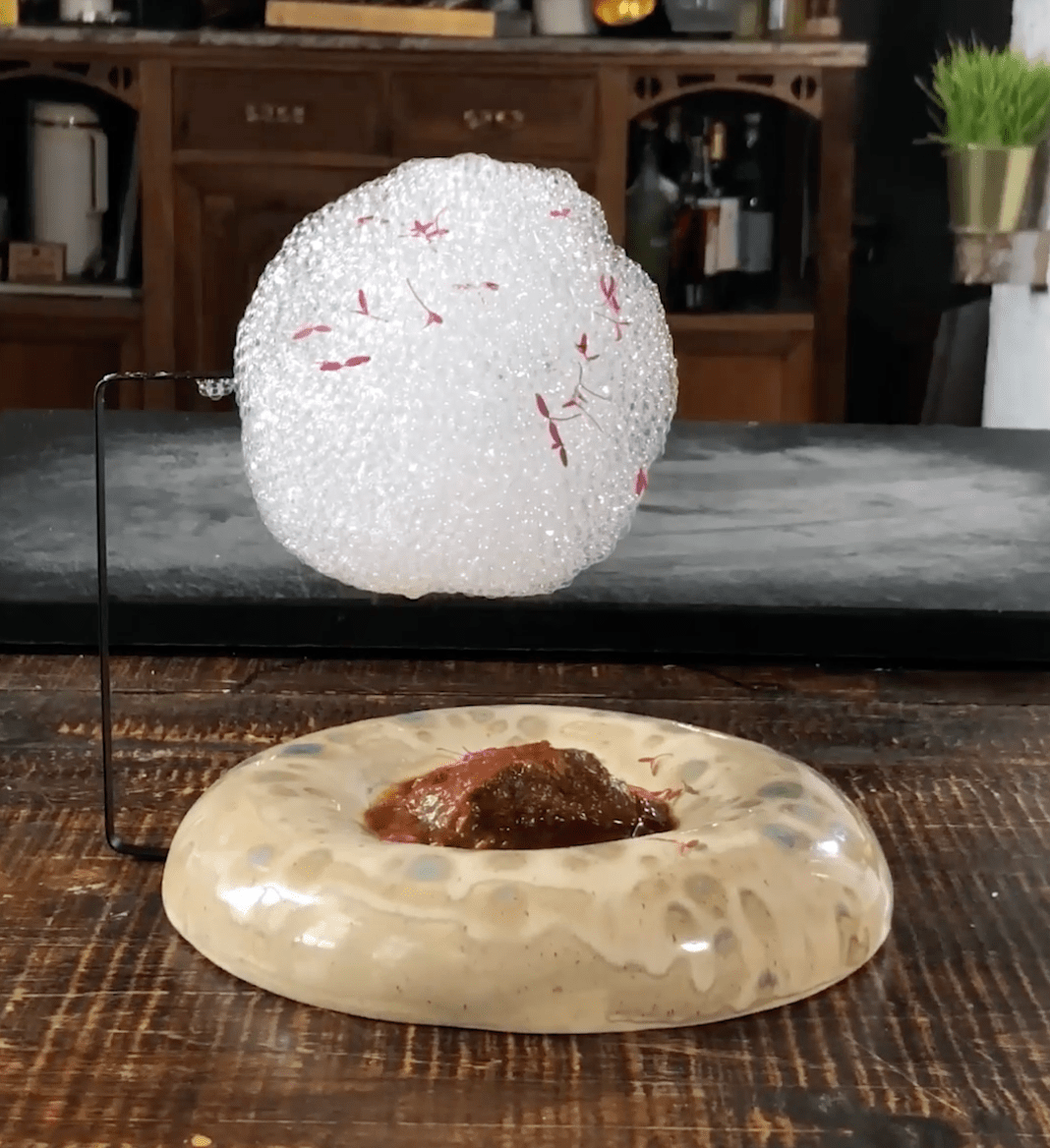 Iberian Pork / Red Wine Cloud - Plat Institute